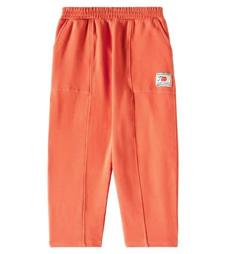 BOBO CHOSES Smiling cotton-blend jersey sweatpants 1