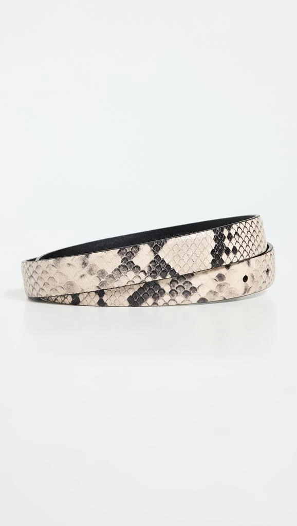 Madewell Triple Metal Keeper Snake Print Belt 3
