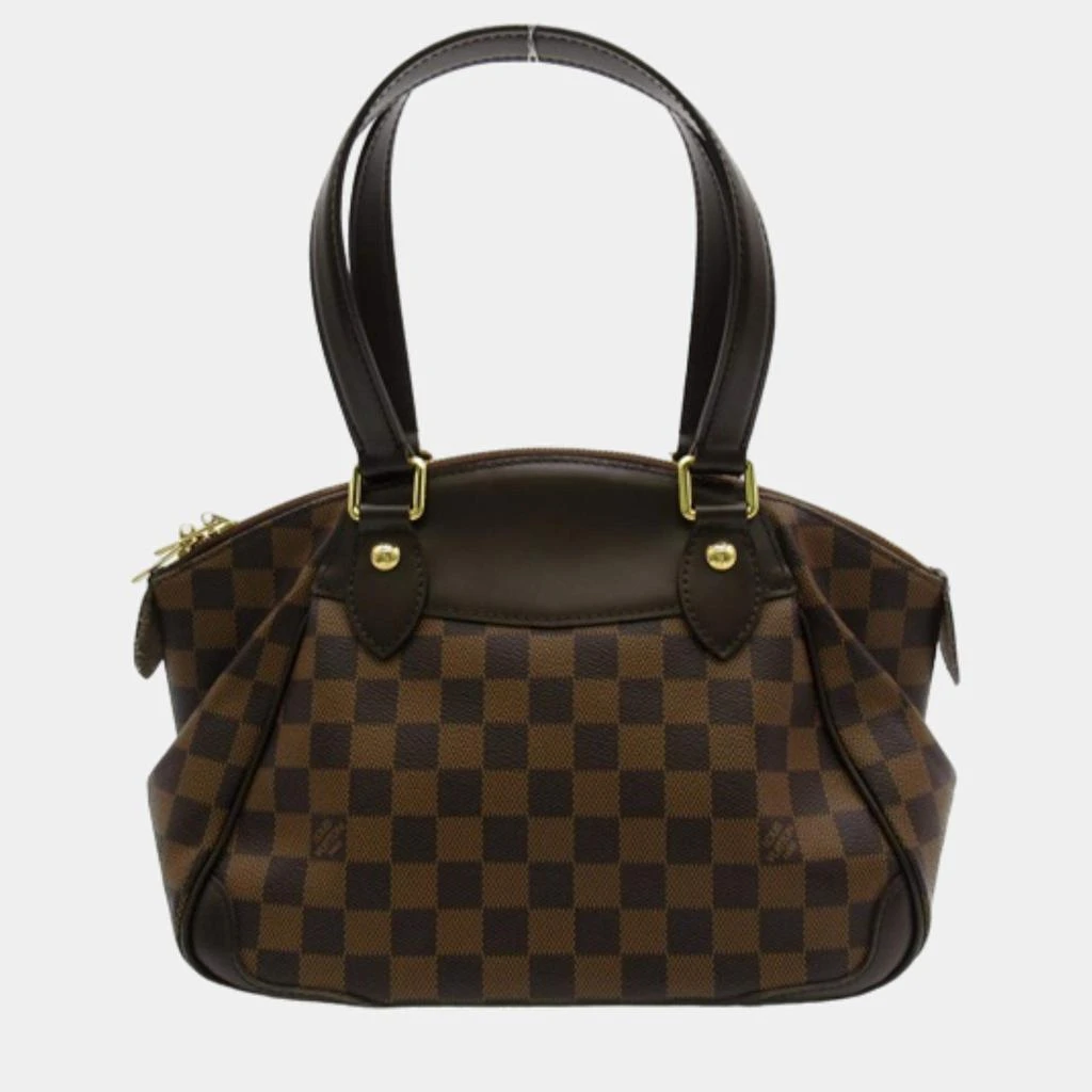 Louis Vuitton Louis Vuitton Brown Canvas Damier Ebene Verona PM  Shoulder Bag 3