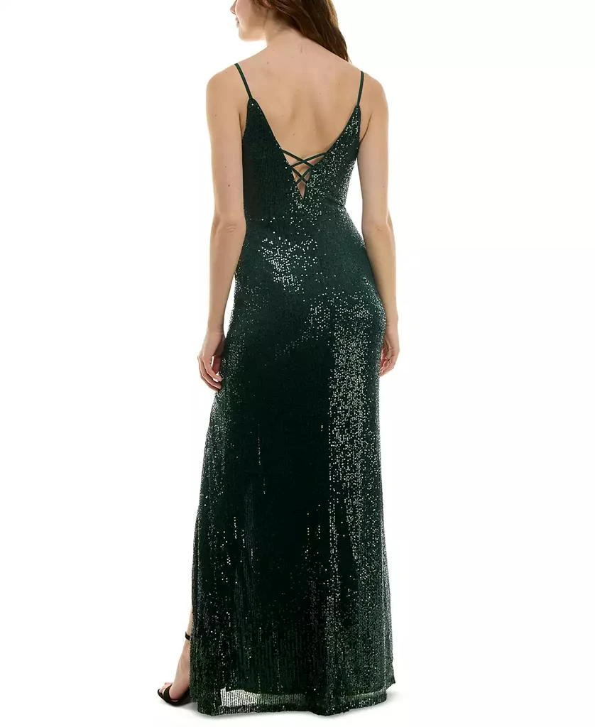 Speechless Juniors' Sequined Mermaid Gown 2