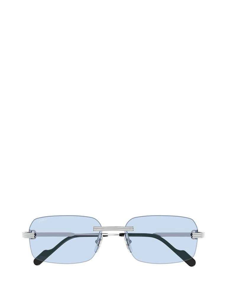 Cartier Cartier Rectangular Frame Sunglasses 1