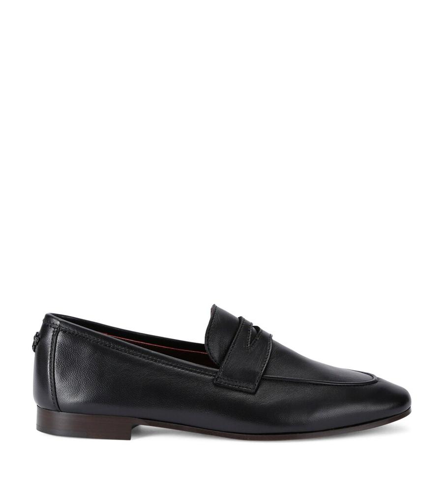 Bougeotte Leather Flaneur Loafers