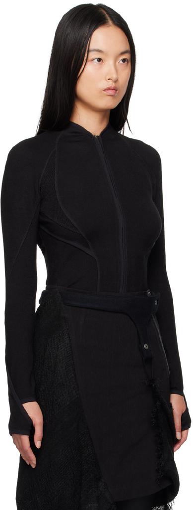 Hyein Seo Black Slashed Jacket