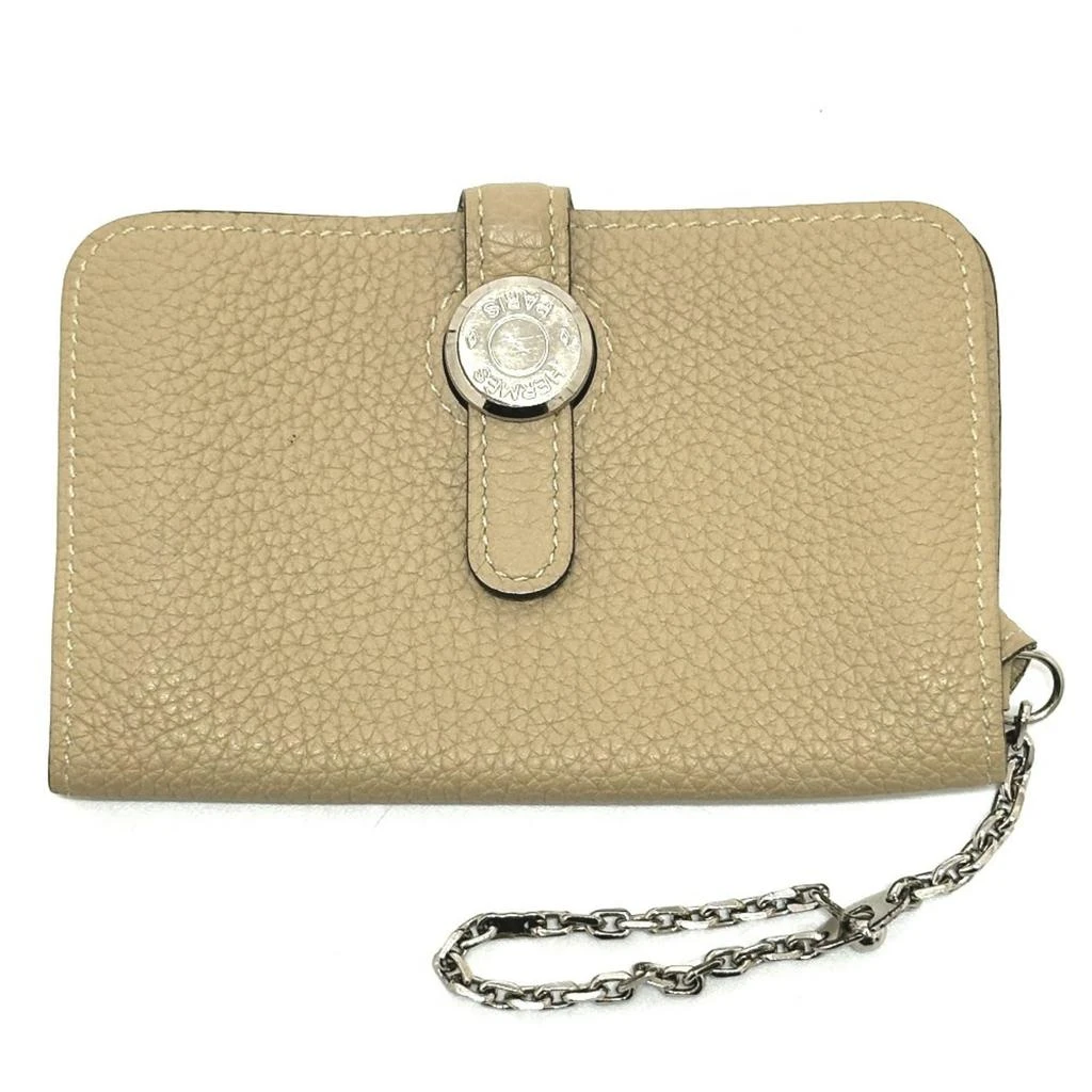 Hermes Dogon Taurillon Clemence Leather Coin Purse/Coin Case (Pre-Owned)