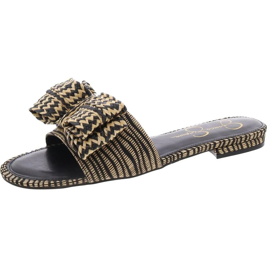 Jessica Simpson Avrena Womens Slip On Open Toe Slide Sandals 1