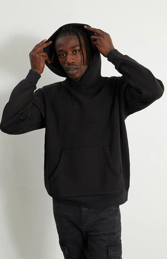 PacSun Black Solid Hoodie 1