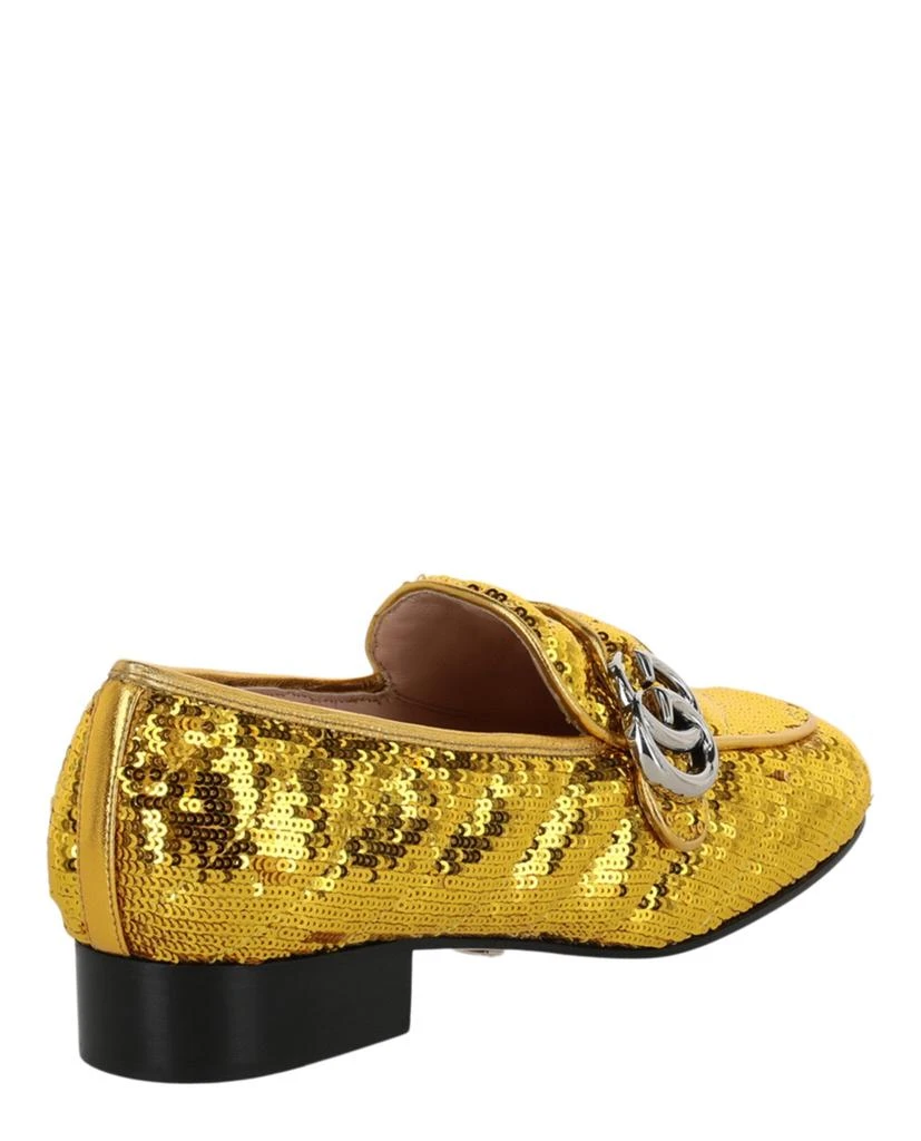 Gucci Sequin Satin Matelasse GG Marmont Loafers 3