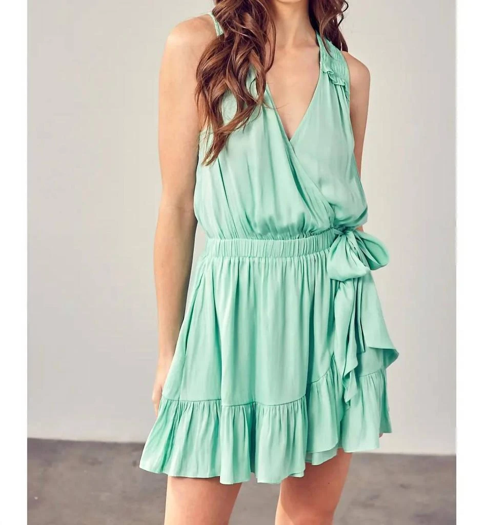 Mustard Seed - Milky Green Wrap Dress  On Sale Now with Up to 50% Off |  Discover Exclusive Deals & Savings at BeyondStyle  Authentic Mustard Seed  women > dresses >