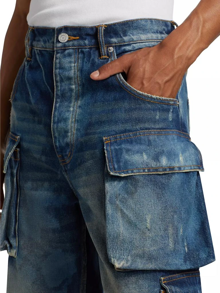 Purple Brand D-Triple Denim Cargo Jeans 6