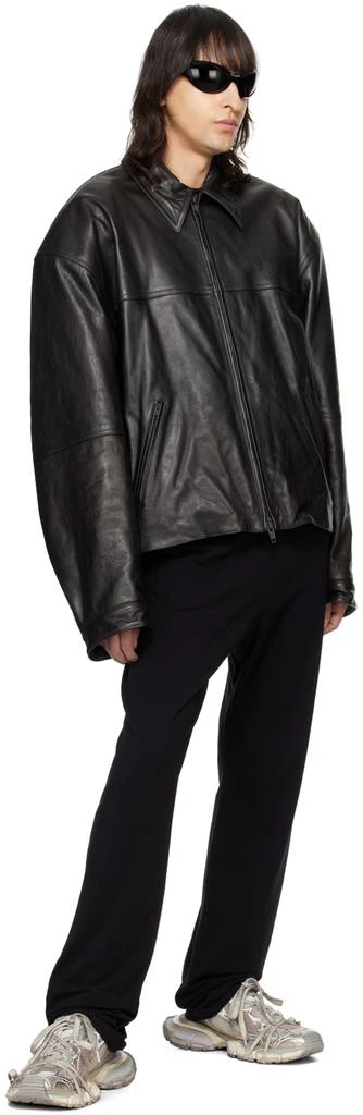 Balenciaga Black Baggy Sweatpants 4