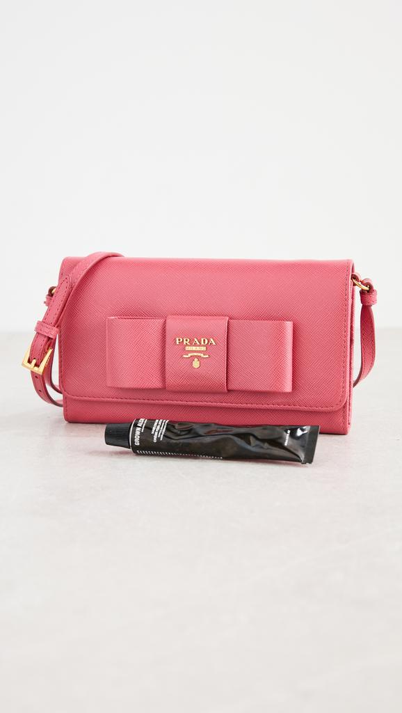 PRADA Archive Women's One Shoulder Bag Handbag Leather Pink