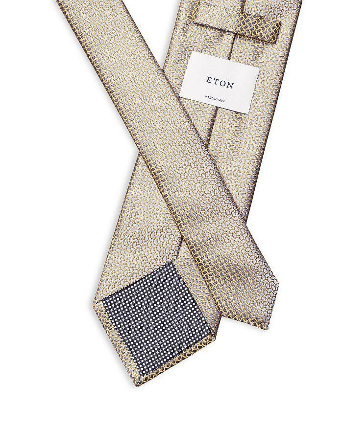 Eton Micro Geometric Silk Tie 3