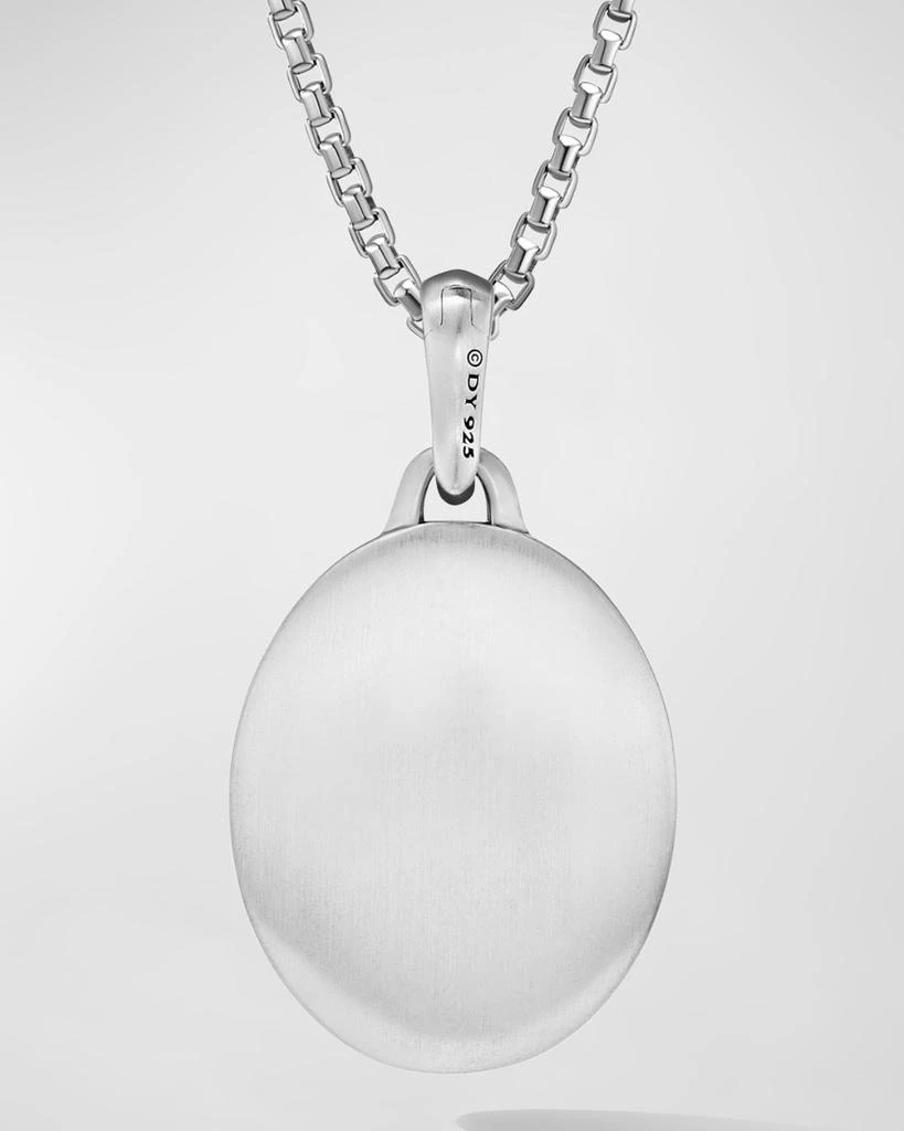David Yurman Men's Mary Pendant in Silver, 30mm 3