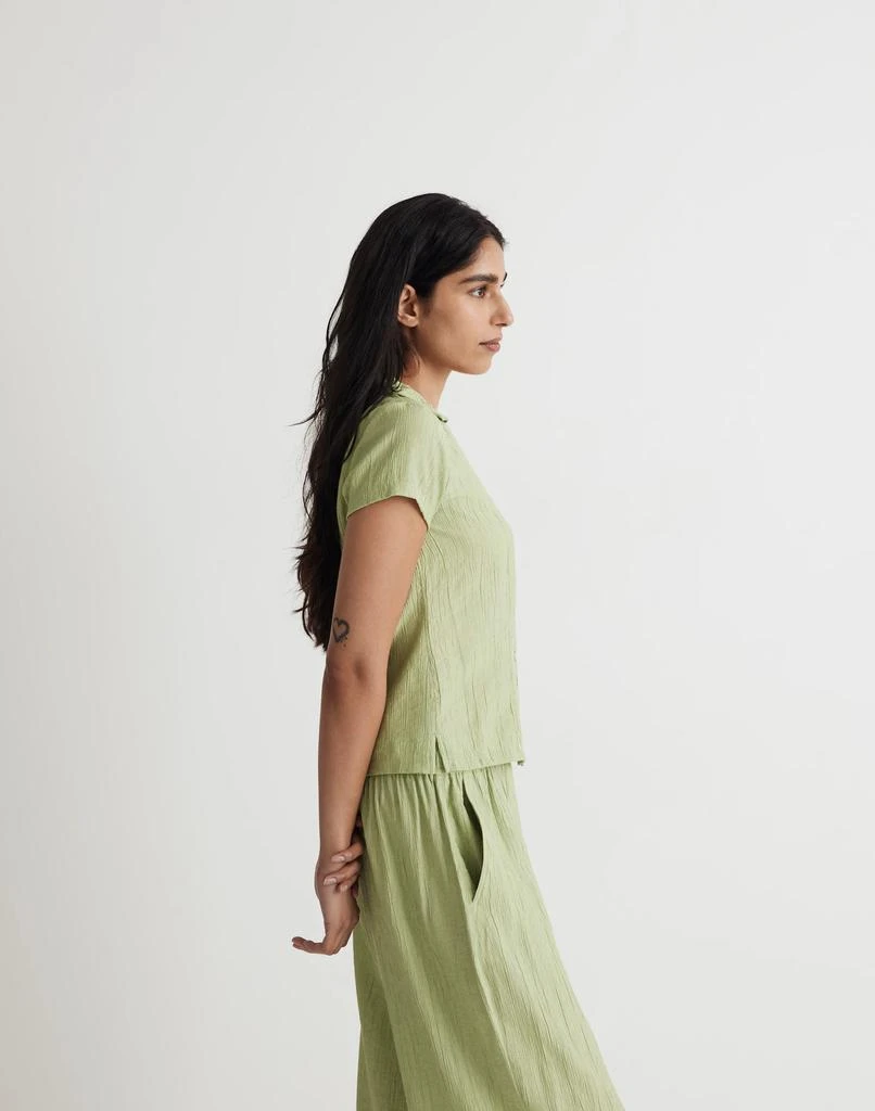 Madewell Notched V-Neck Button-Up Top 2