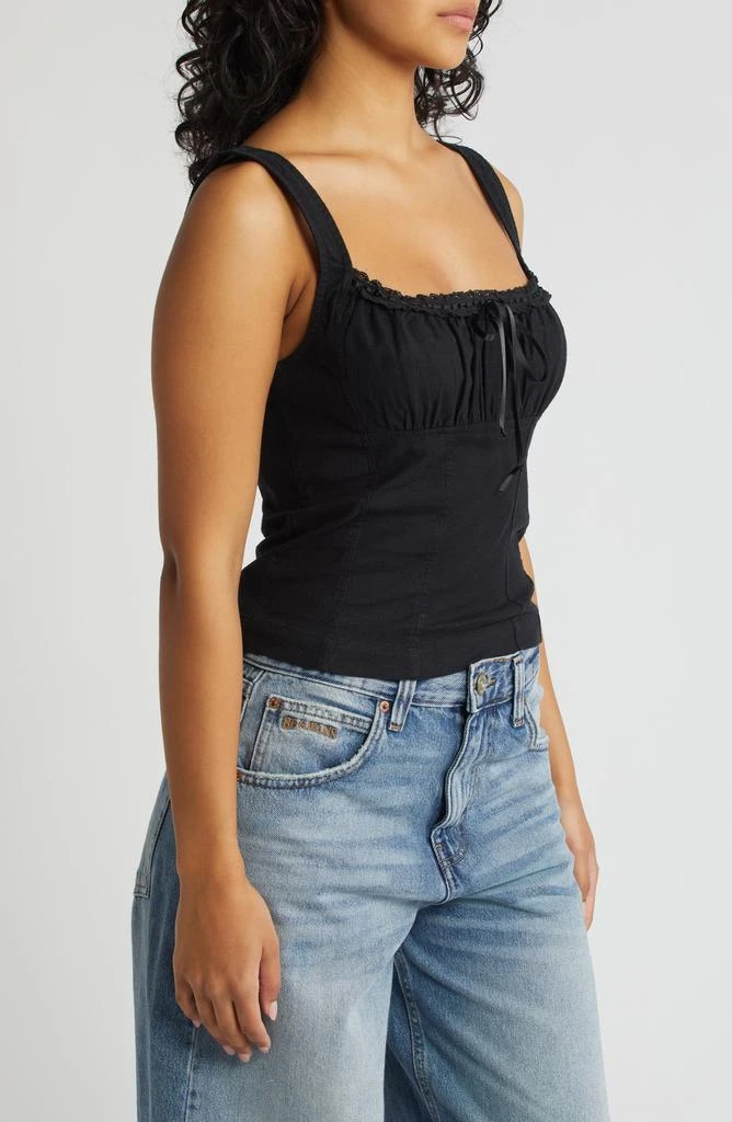 BDG Urban Outfitters Prairie Linen Blend Tank 3