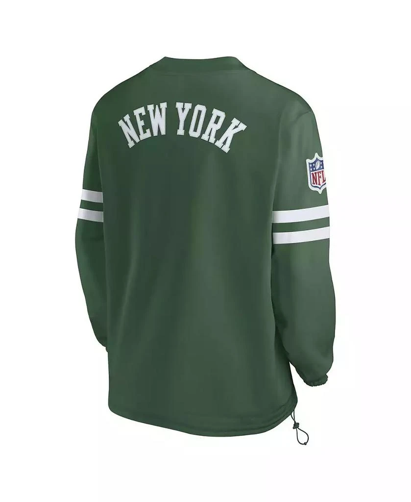 NIKE Men's Green New York Jets 2023 Sideline V-Neck Pullover Windshirt 3