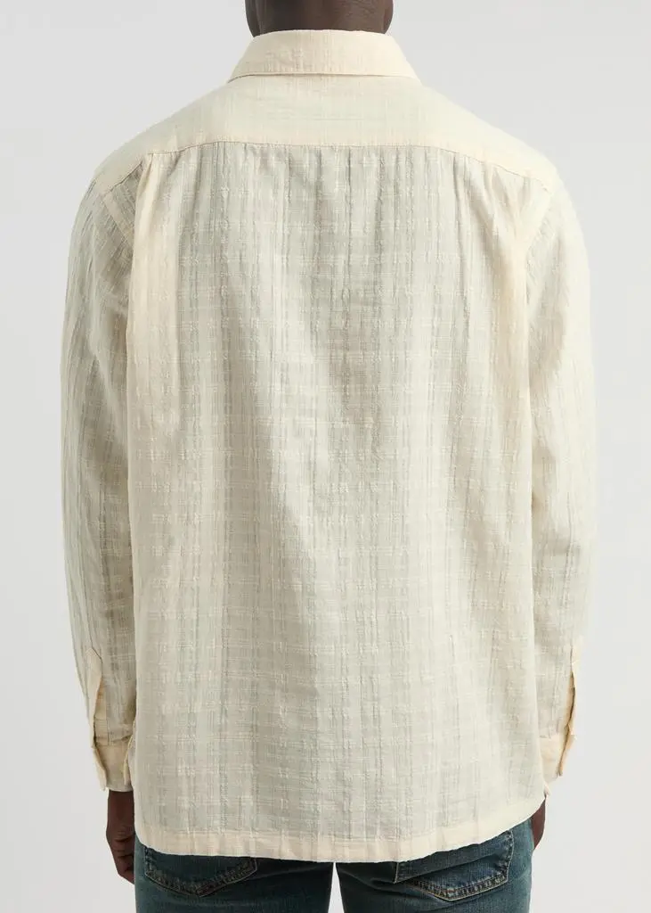 Nudie Jeans Ryan slubbed cotton shirt 3