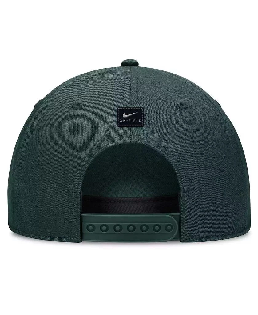 NIKE Men's and Women's Green Michigan State Spartans 2024 Sideline Adjustable Hat 2