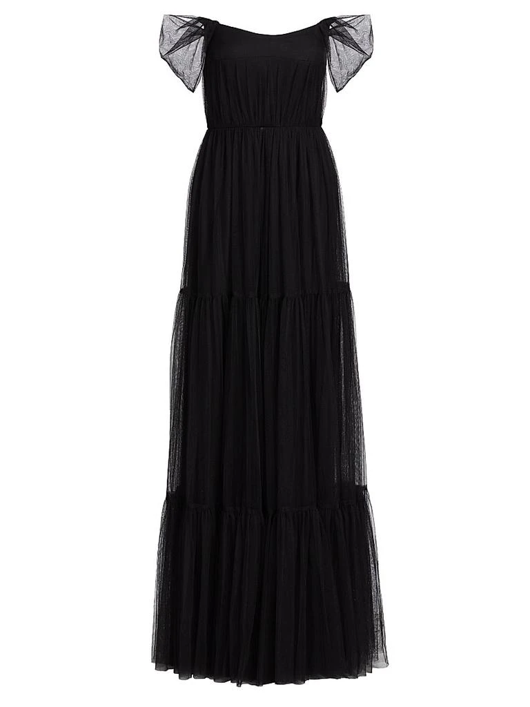 Ginny Tulle Off-the-Shoulder A-Line Gown – On Sale Now with Up to 63% Off