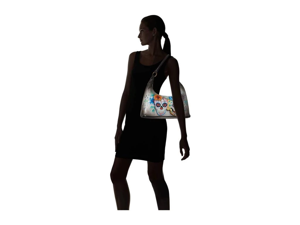 Anuschka Handbags Medium Top Zip Hobo 371 5