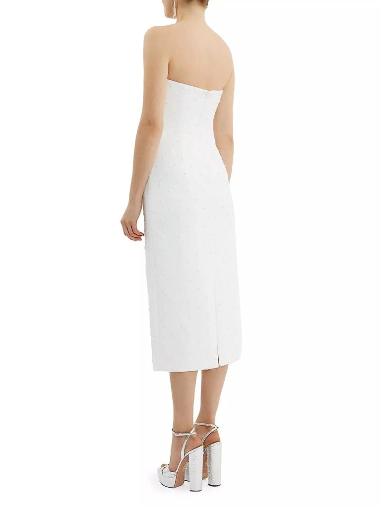 Rebecca Vallance Ophelia Embellished Crepe Bridal Midi-Dress 5