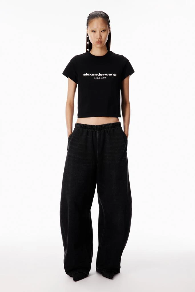 Alexander Wang Puff Logo Shrunken Tee 6