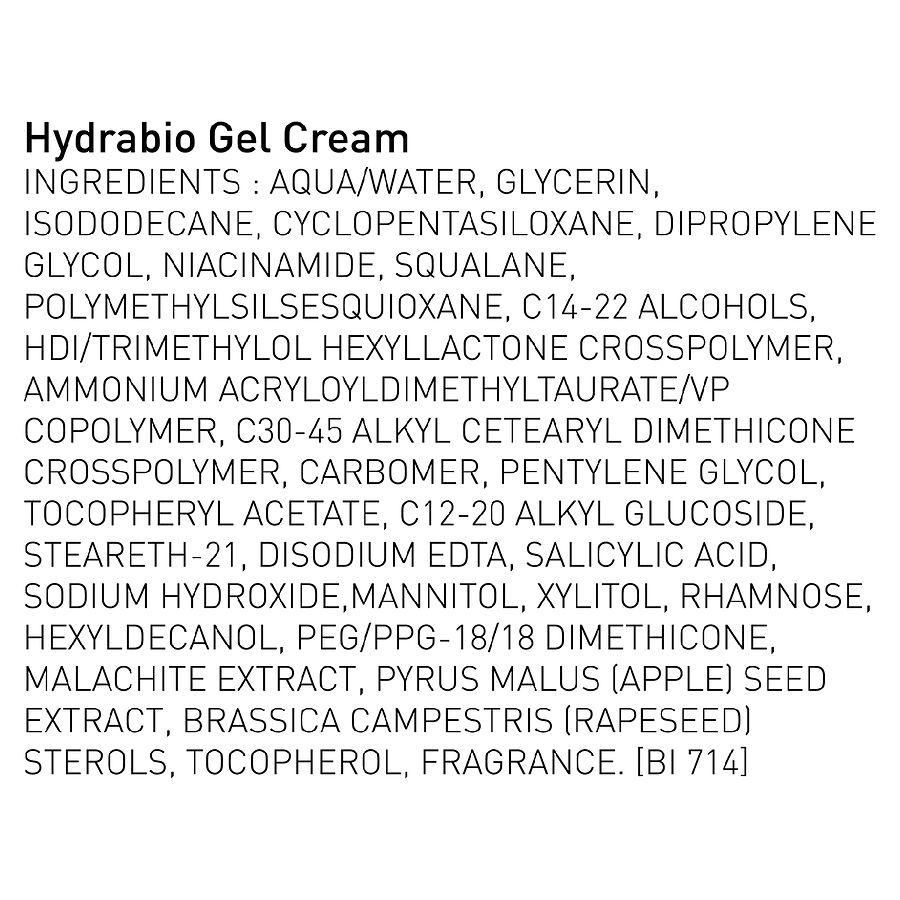 Bioderma Hydrabio Moisturizing Gel Cream for Normal Combination Sensitive Skin