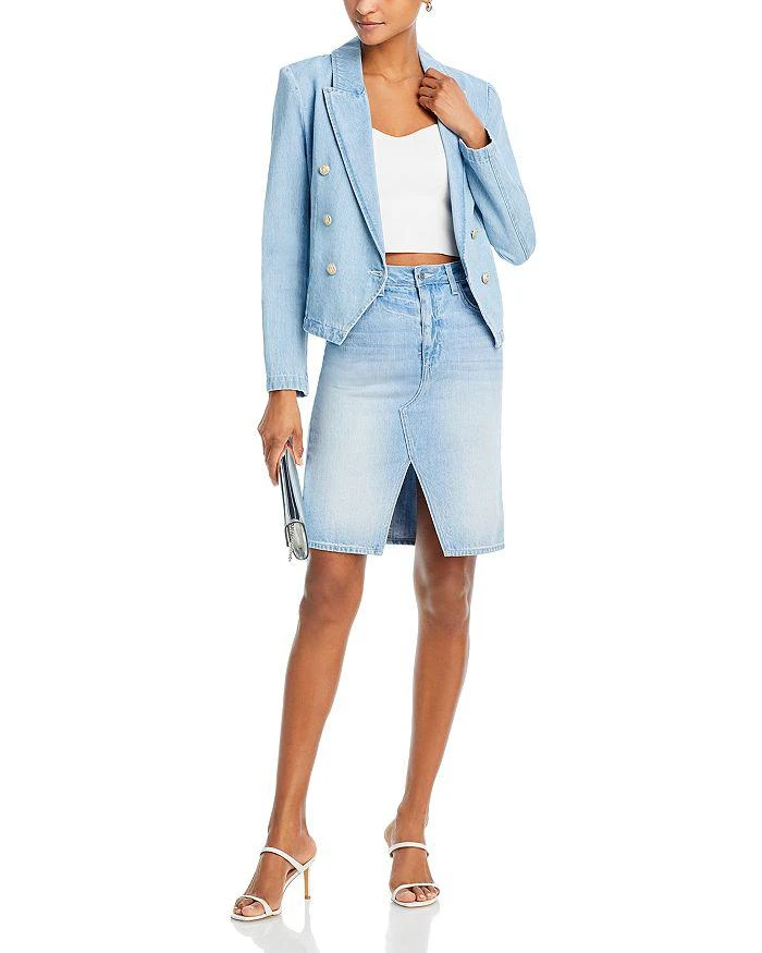 L'Agence Robbie Denim Blazer 2
