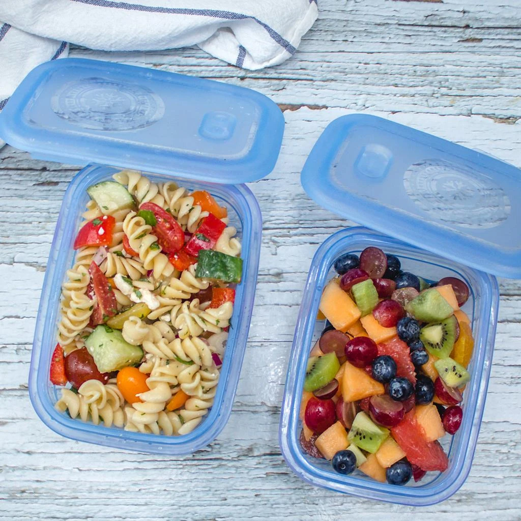 MNML Collapsible Silicone Food Storage Container Set of 6 - 860 ml - Blue 6