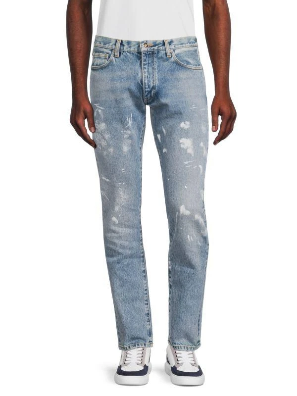 Off-White Paint Splatter Jeans 1