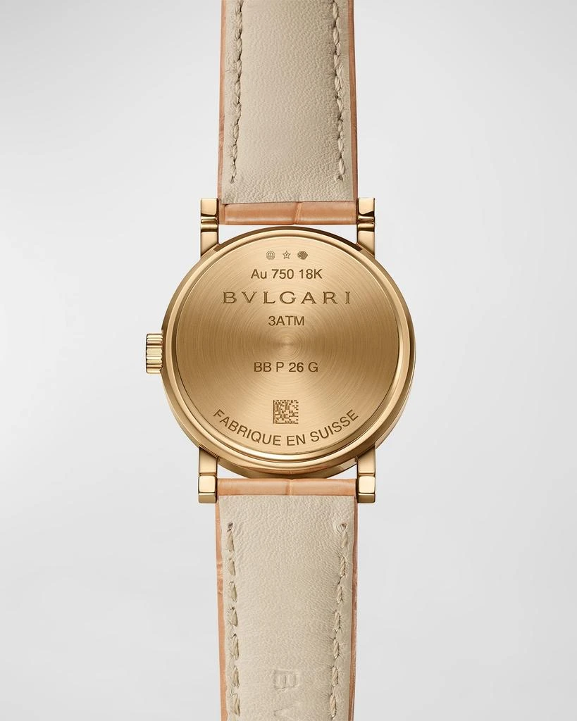 BVLGARI 26mm BVLGARI BVLGARI 18K Rose Gold Watch 4