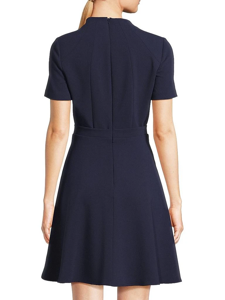 slim fit dress slacks Rocky | Tie Front Black Shirt Dress, Taffeta main image 1
