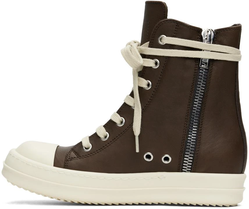 Rick Owens Brown Porterville Sneakers 3