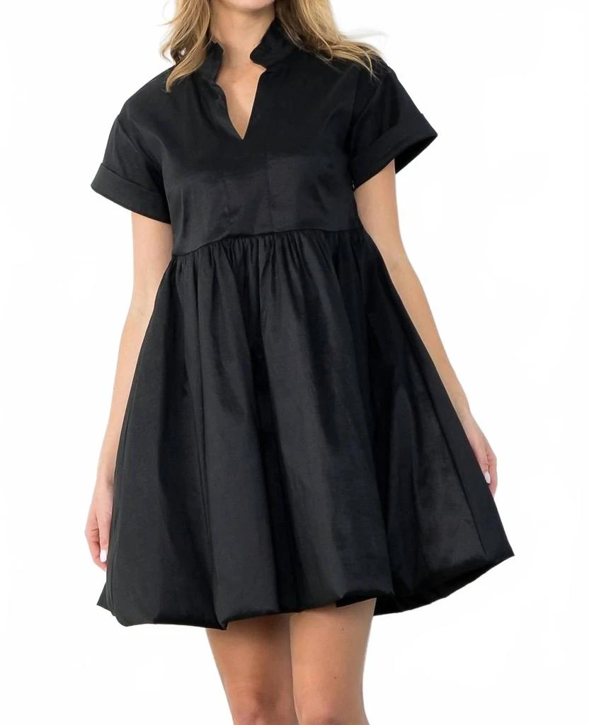 blue dress for baby girl The THML Detail Dress in Black – THE POLKADOT ALLEY LLC main image 1