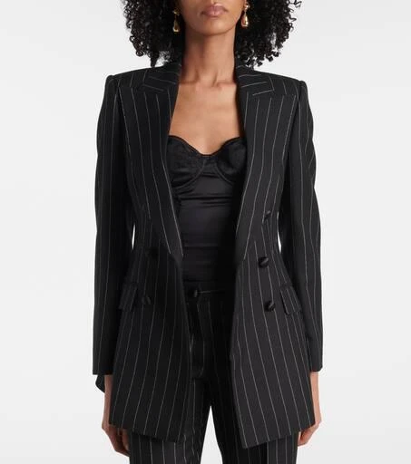 Dolce 
Gabbana Striped wool blazer 5