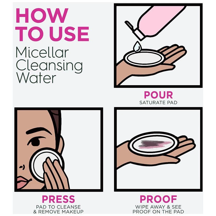 SkinActive Micellar Cleansing Water & Makeup Remover with Rose Water 7