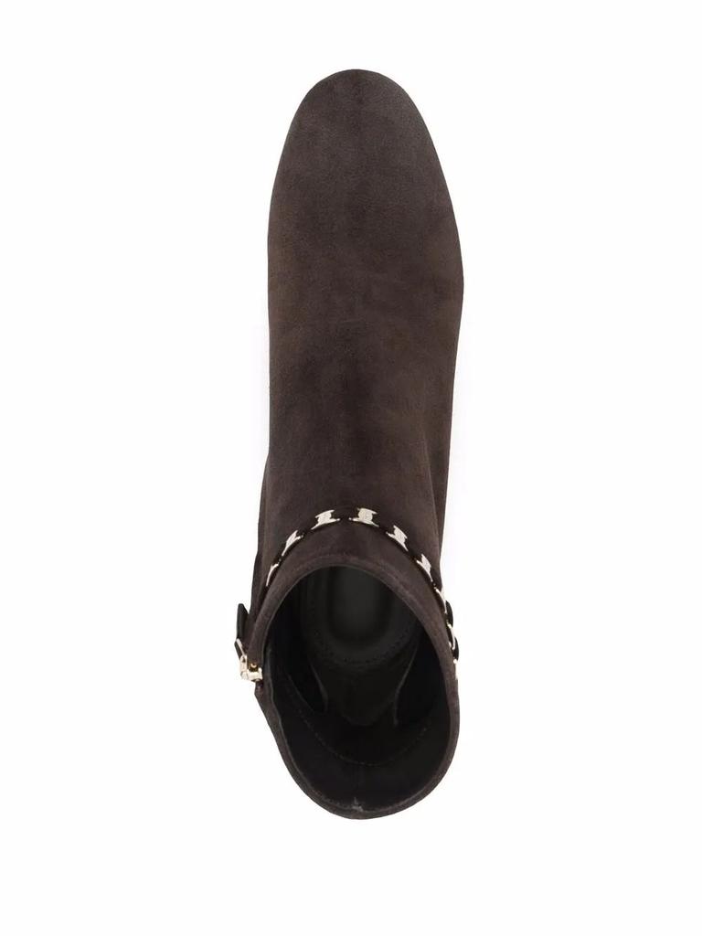 Salvatore Ferragamo Ferragamo Ghila Suede Ankle Boots