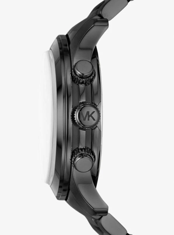 Michael Kors Oversized Runway Black-Tone Watch 2