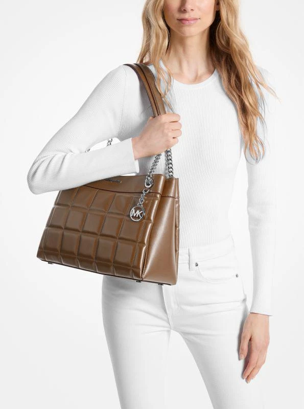 Michael Kors Susan Medium Quilted Leather Tote Bag 3