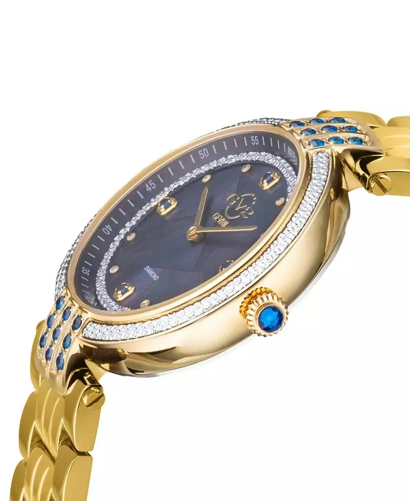 Gevril Women's Matera Swiss Quartz Gold-Tone Stainless Steel Watch 35mm 2