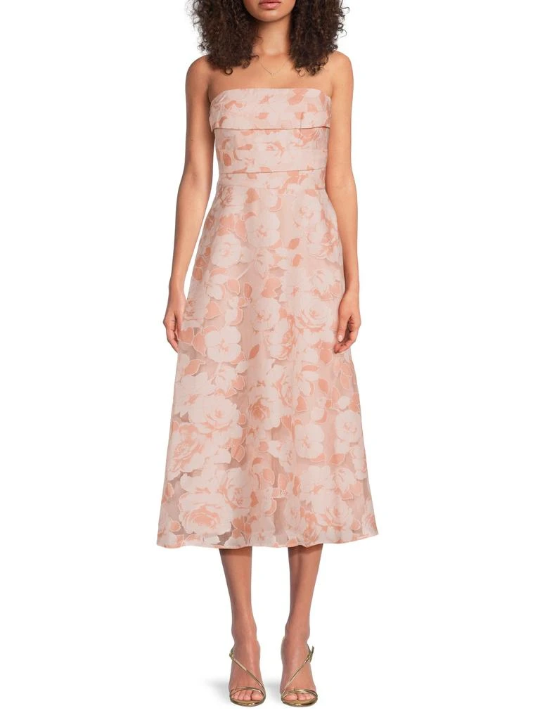 kay unger a line dress Ina Tea Length Dress – Kay Unger main image 1