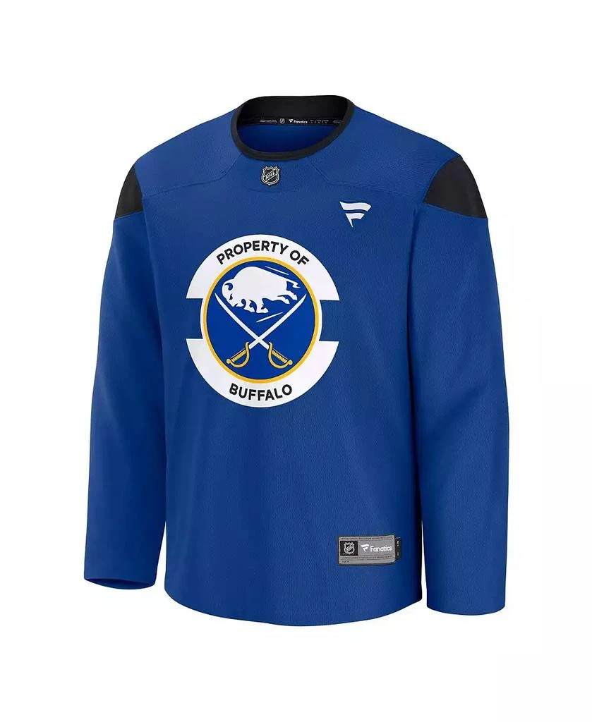 Fanatics Men's Royal Buffalo Sabres Home Practice Jersey 3