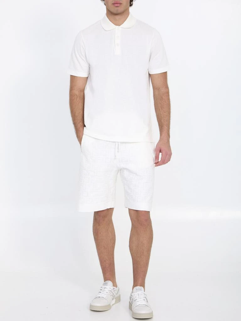 Fendi FF cotton polo shirt 2