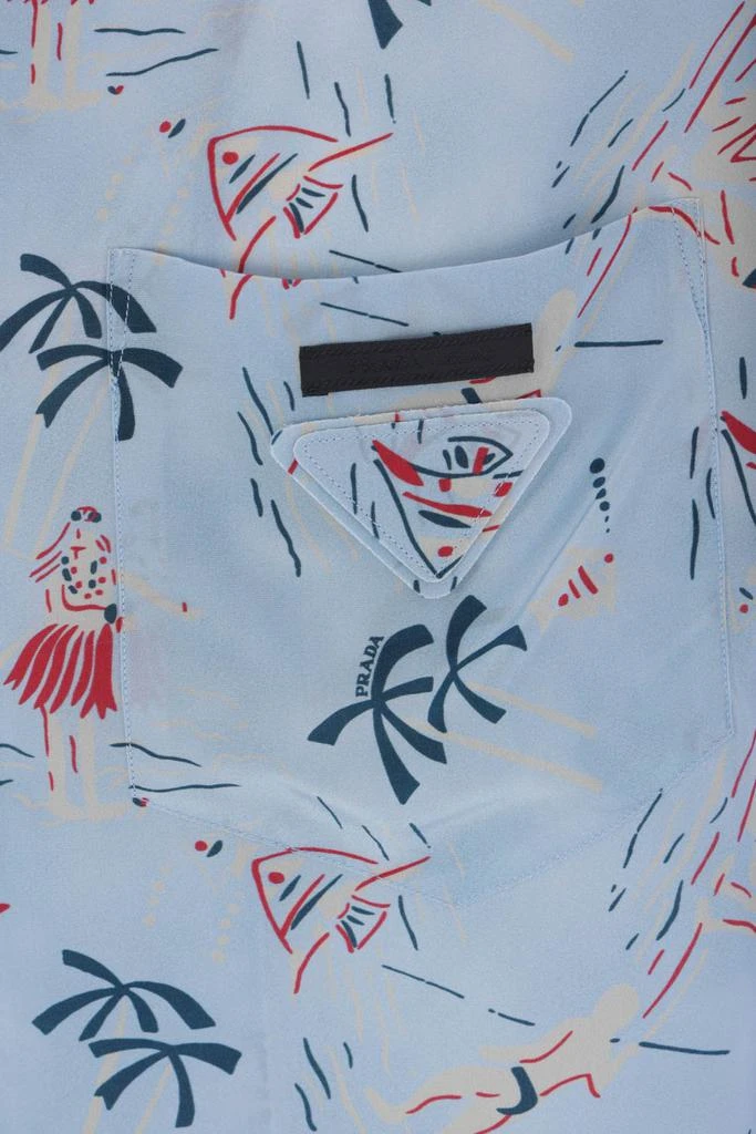 Prada Prada Pattern-Printed Short-Sleeved Shirt 3