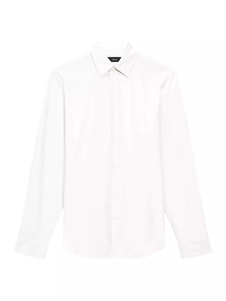 Theory Sylvain Cotton-Blend Button-Front Shirt 1