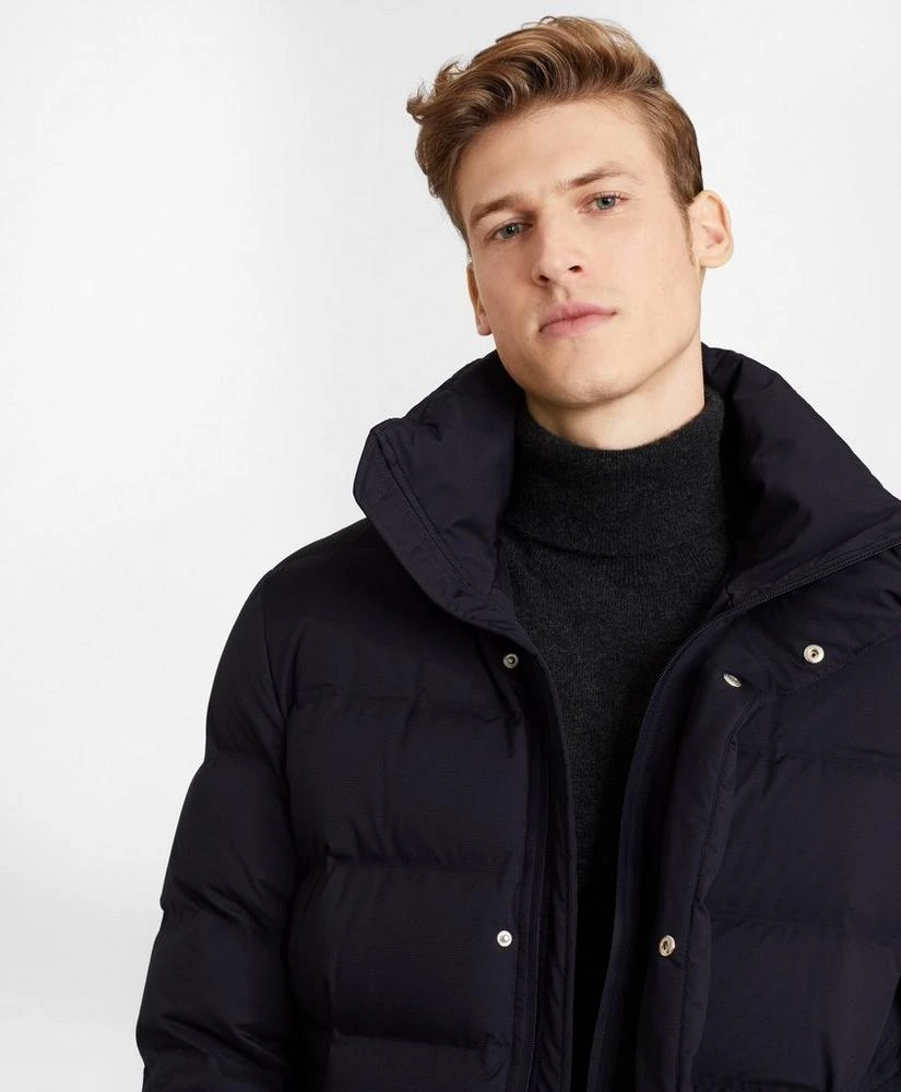 Brooks Brothers Quilted Down Long Puffer Coat 2