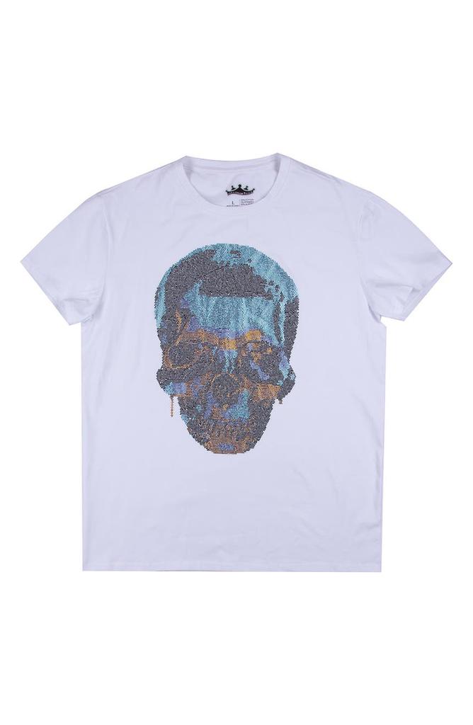 XRAY Gold Drip Skull Graphic T-Shirt