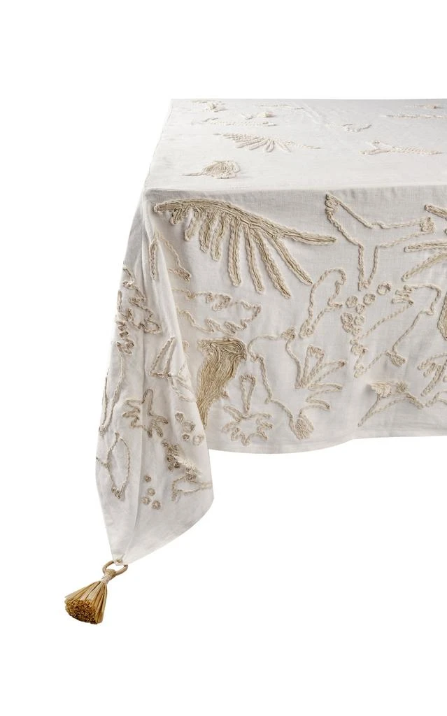 JOHANNA ORTIZ Johanna Ortiz - Rectangular Natural Spice Esperanza Tablecloth - Neutral - Moda Operandi