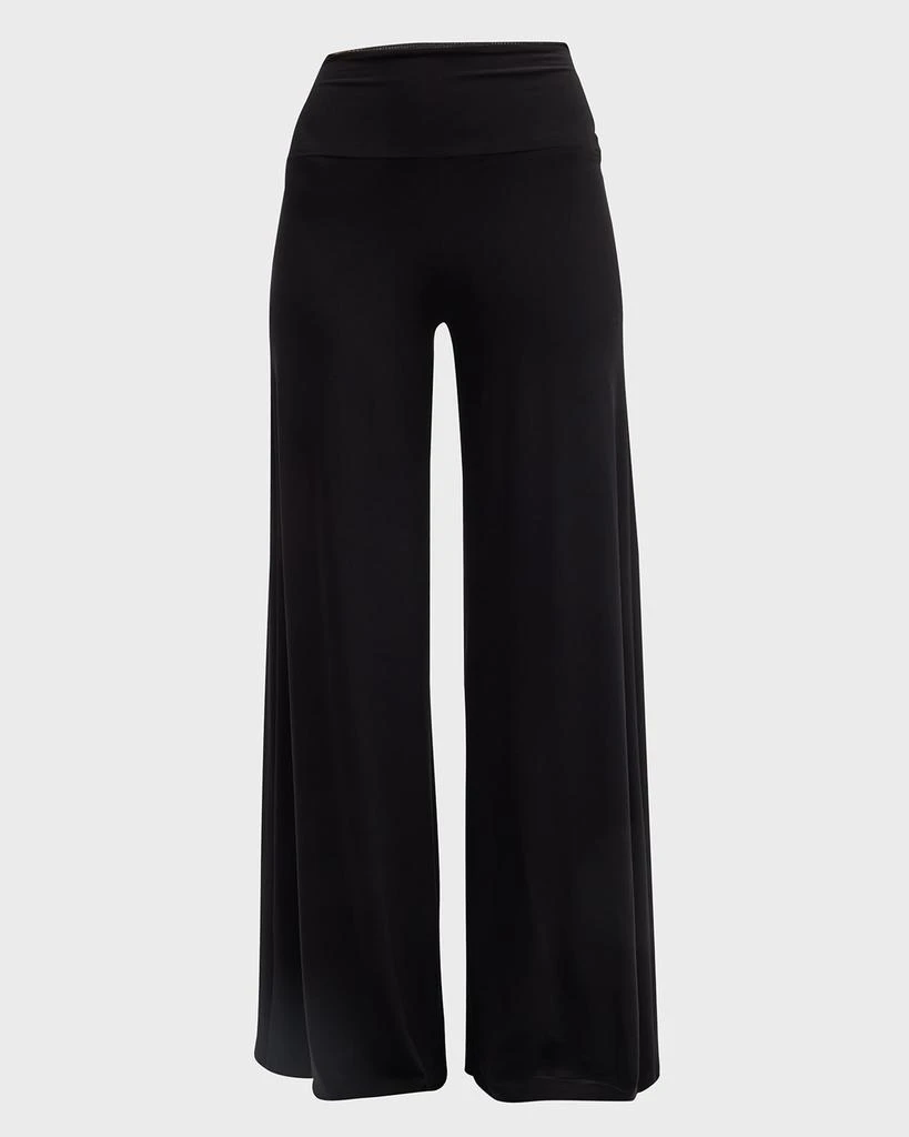 Norma Kamali Elephant Wide-Leg Pants 1
