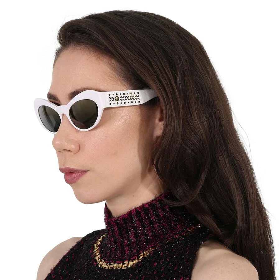 Grey Mirror Gradient Cat Eye Ladies Sunglasses VE4356 401/Y9  display picture 3